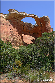 Blick auf Akiti Arch